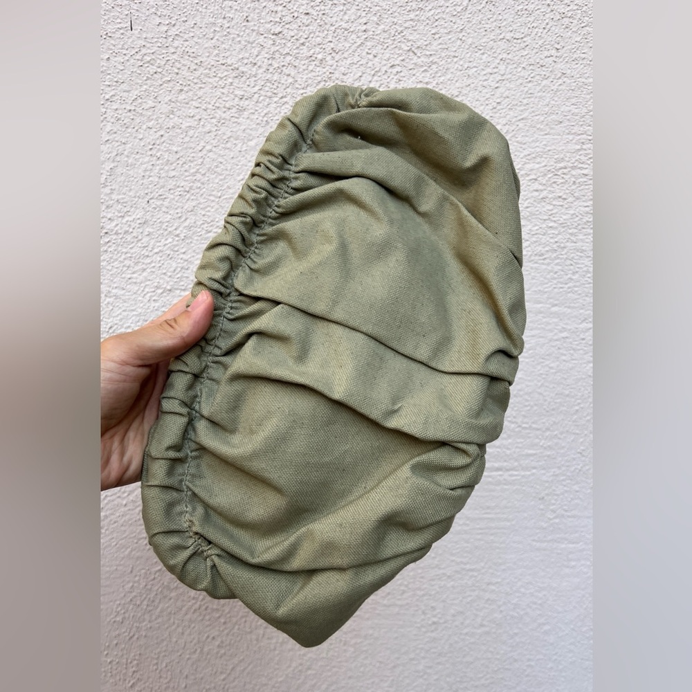 Vintage Teodor California Olive Green Cloudy Chic Clutch  From saks fifth avenue